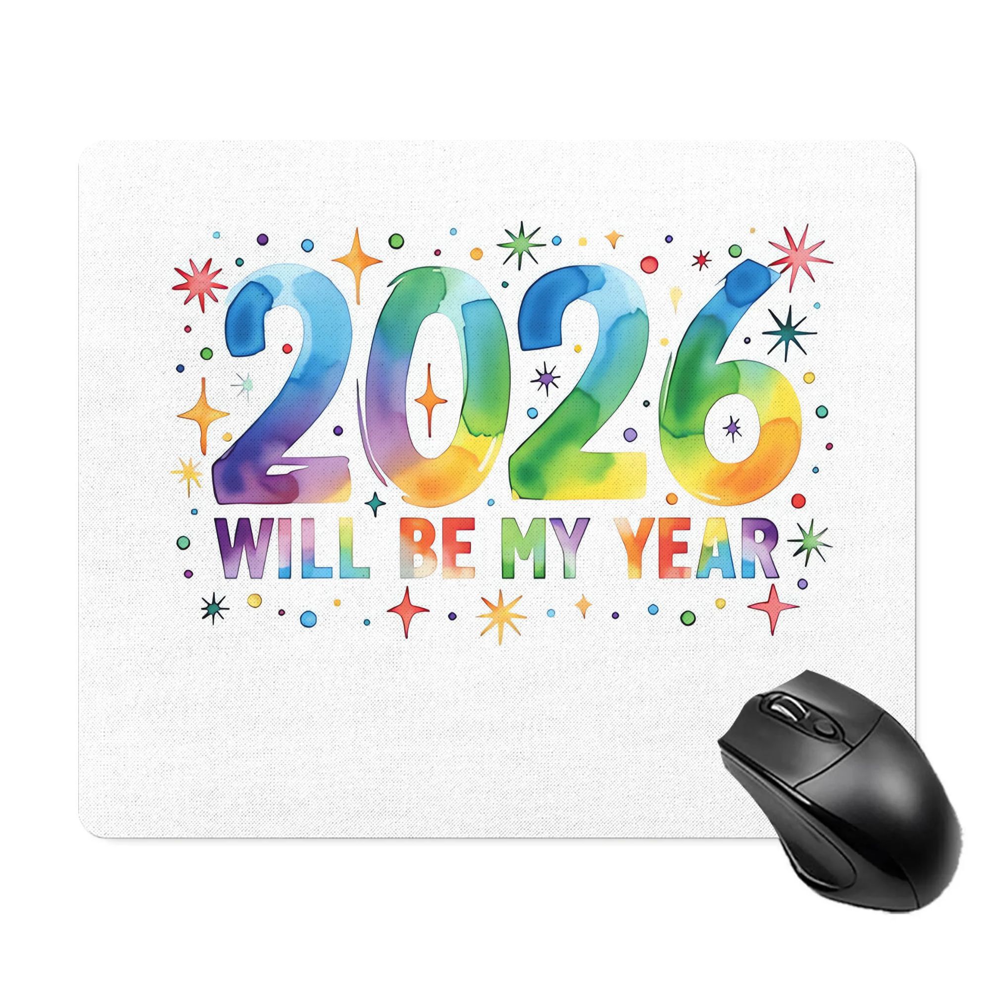 Office Tech Gear - 2026 모던 데스크 매트, 펠트 소재,