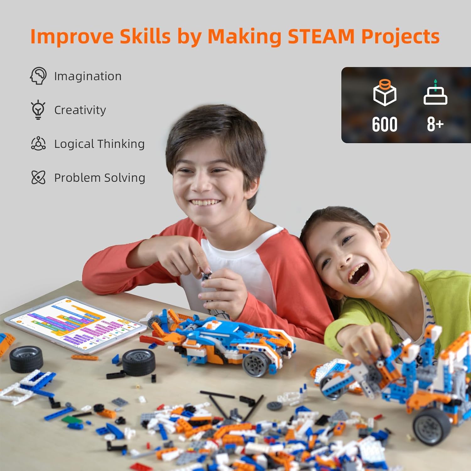 현대식 STEM 로봇 조립 키트, 테크 데스크탑 장식품 - Office Tech Gifts 리뷰 및 가격