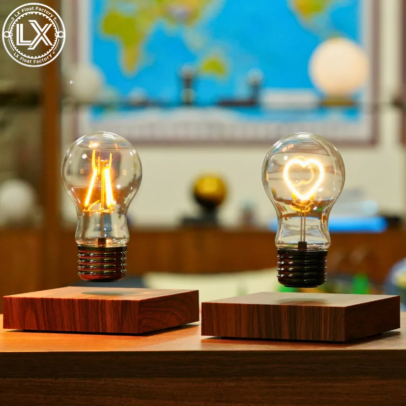 자석 부상 무선 LED 전구 데스크 램프, 특별한 선물 - Office Tech Gifts 리뷰 및 가격