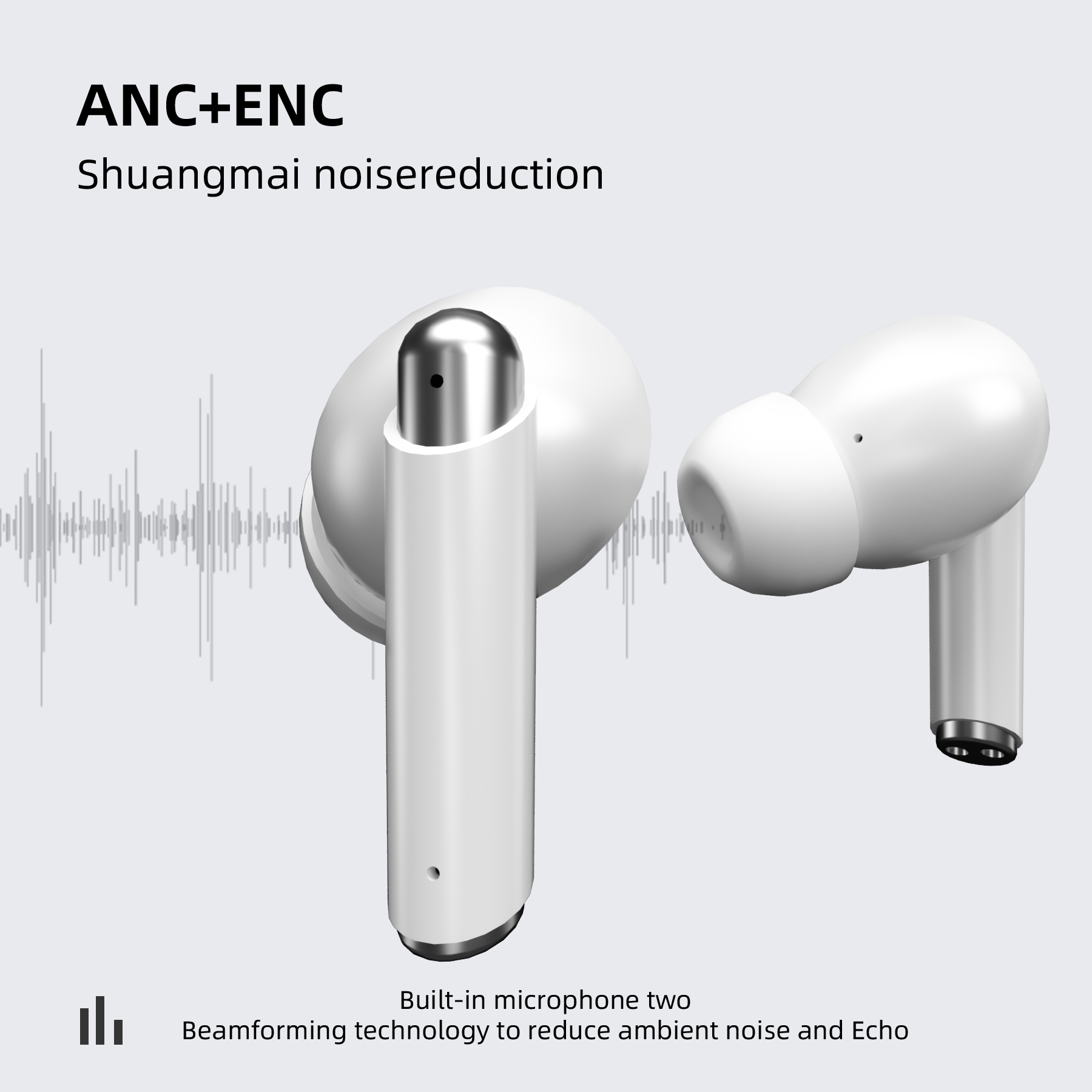 ANC + ENC 스마트 터치 스크린 블루투스 헤드폰, - Office Tech Essentials 리뷰 및 가격