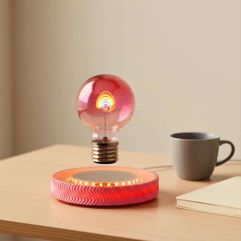 무선 LED 전구 데스크 램프, 공중 부양되는 디자인으 - Office And Tech 리뷰 및 가격