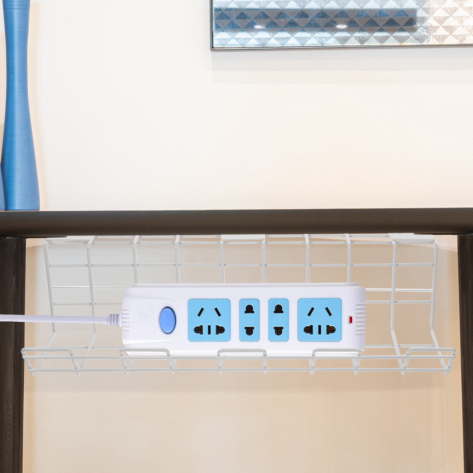 2Pcs 책상 아래 케이블 정리대 고급형 헤비 듀티 전 - Surge Protector Rack 리뷰 및 가격