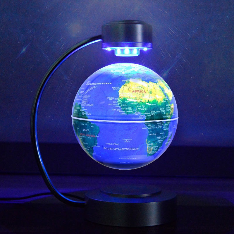 LED 조명이 있는 자기 부상 지구본, 가정 사무실 책 - Office Tech Gifts 리뷰 및 가격
